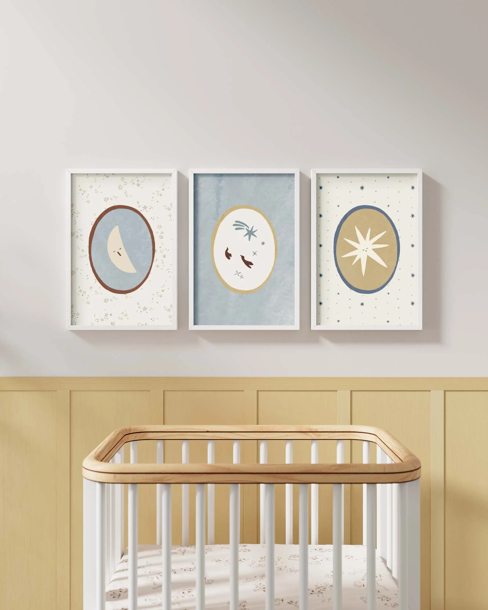 Folk Poetry Framed Wall Art Set