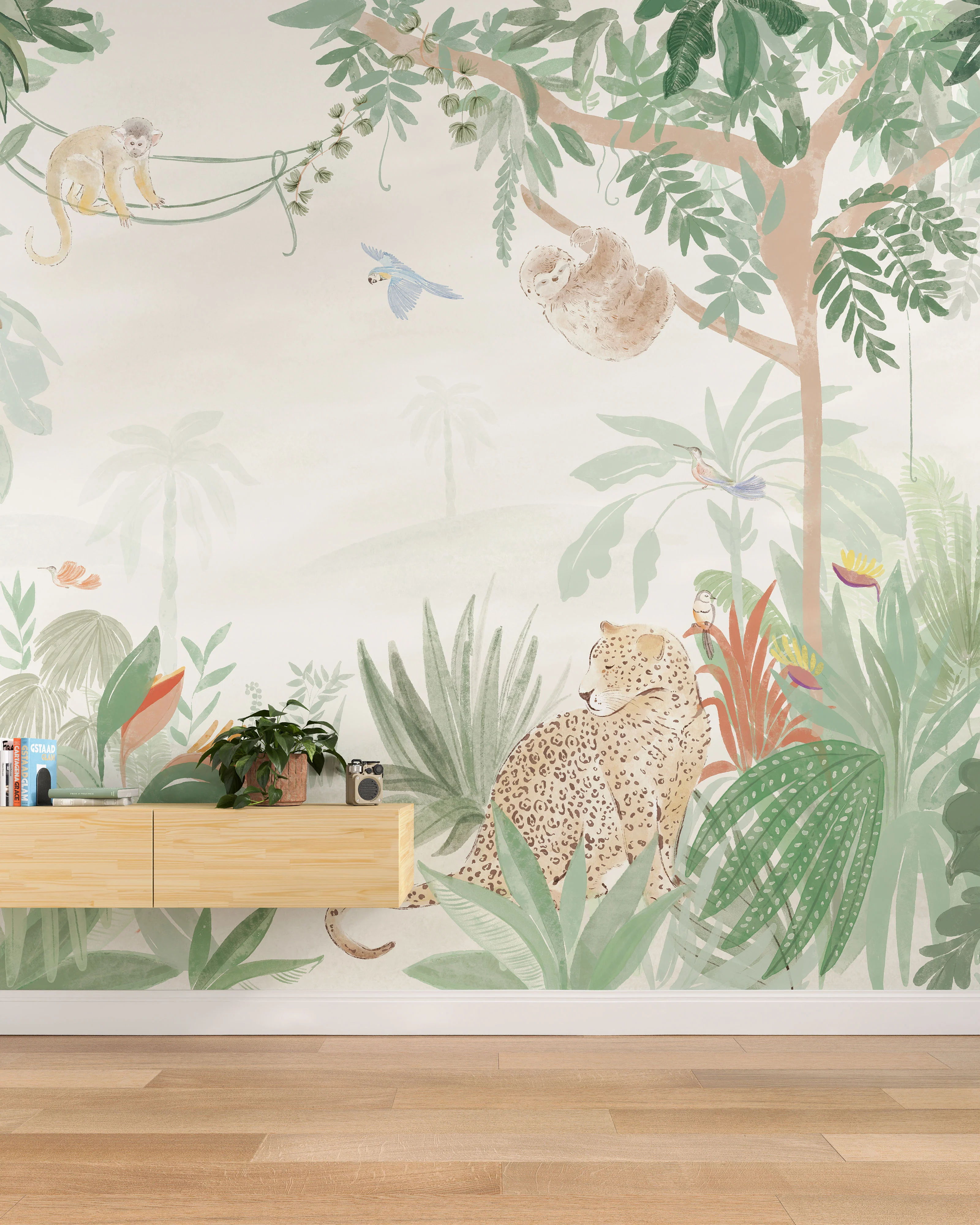 Jungle Morning Wall Mural - Image 2