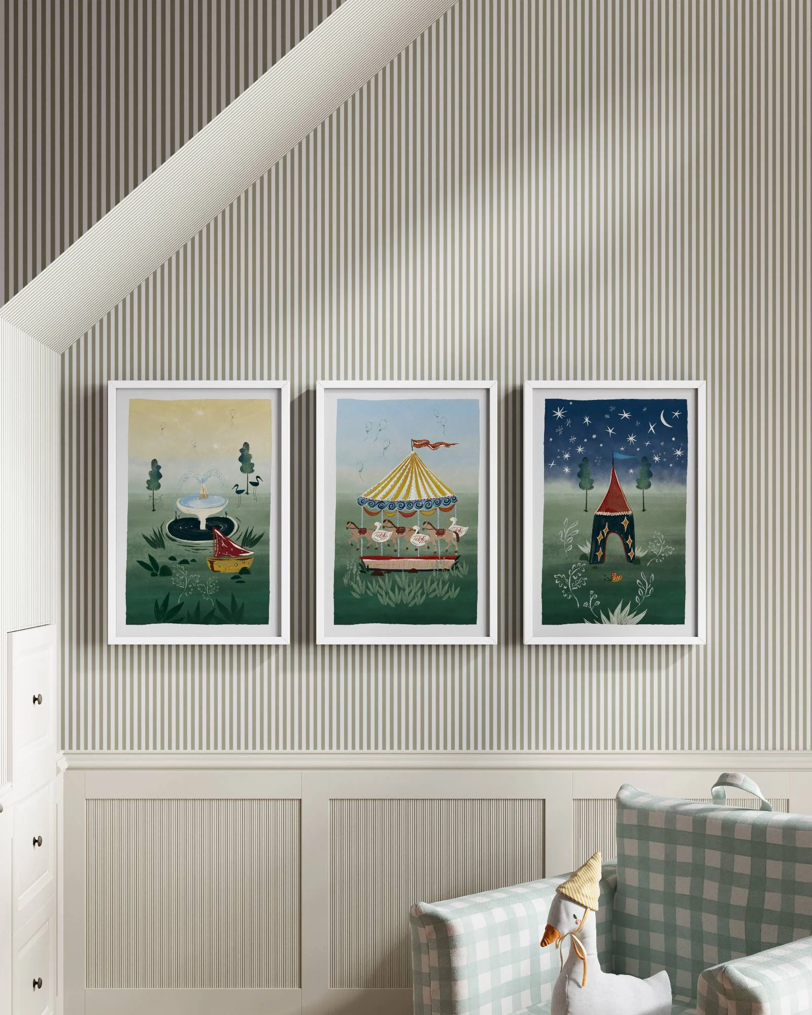 Parisian Park Wall Art Set - Image 13
