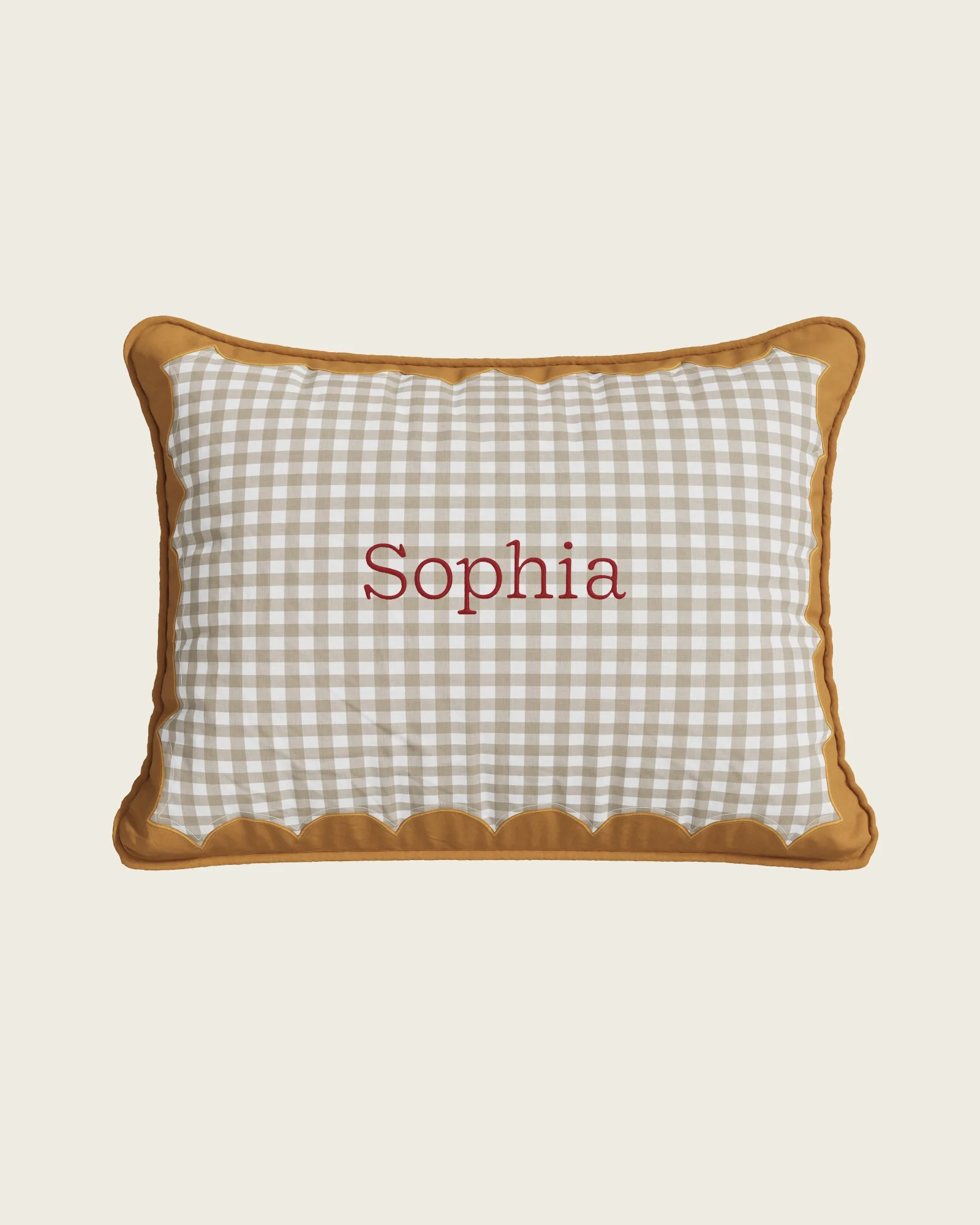 Scallop Personalized Twin Sham - Image 4