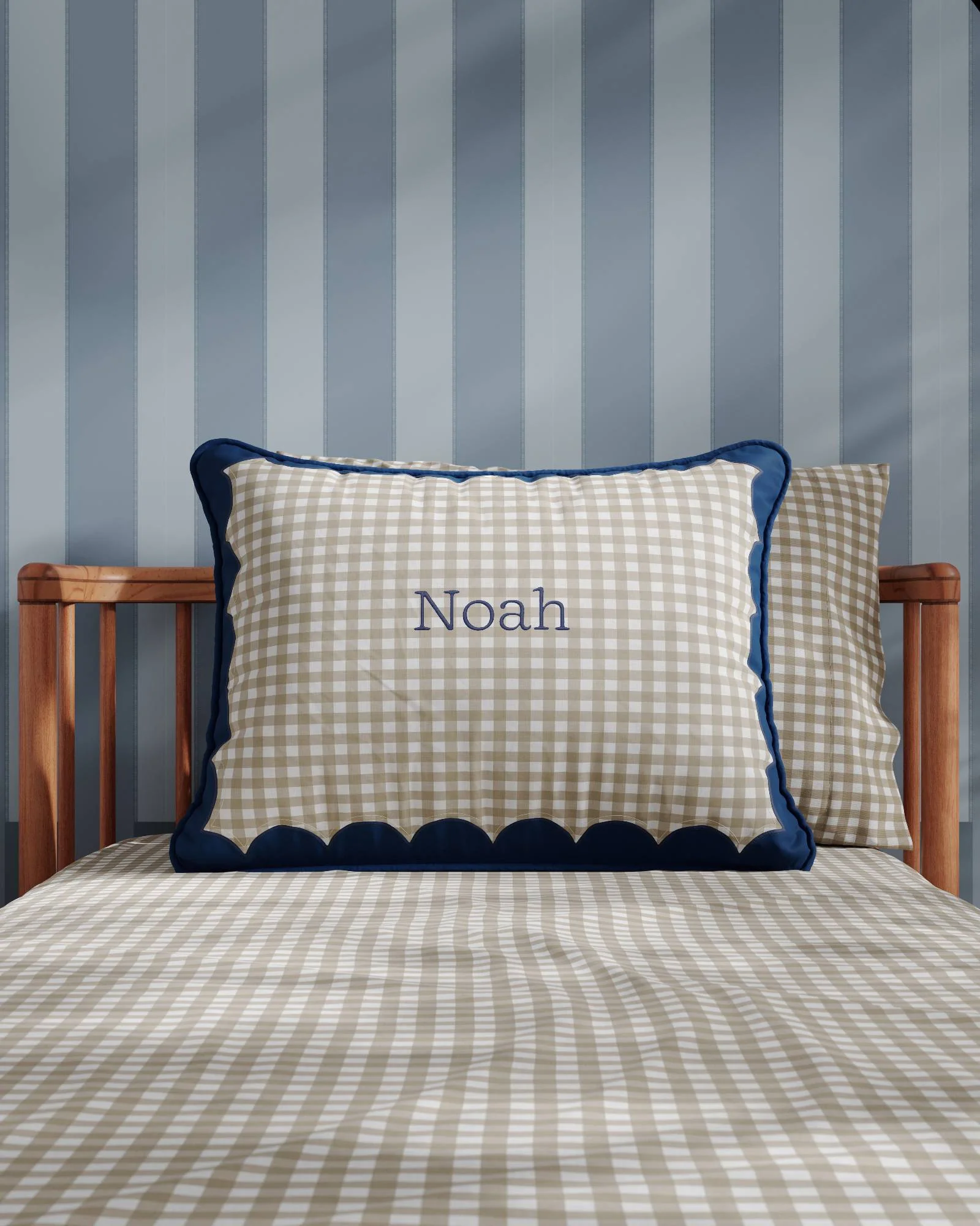 Scallop Personalized Twin Sham - Image 9