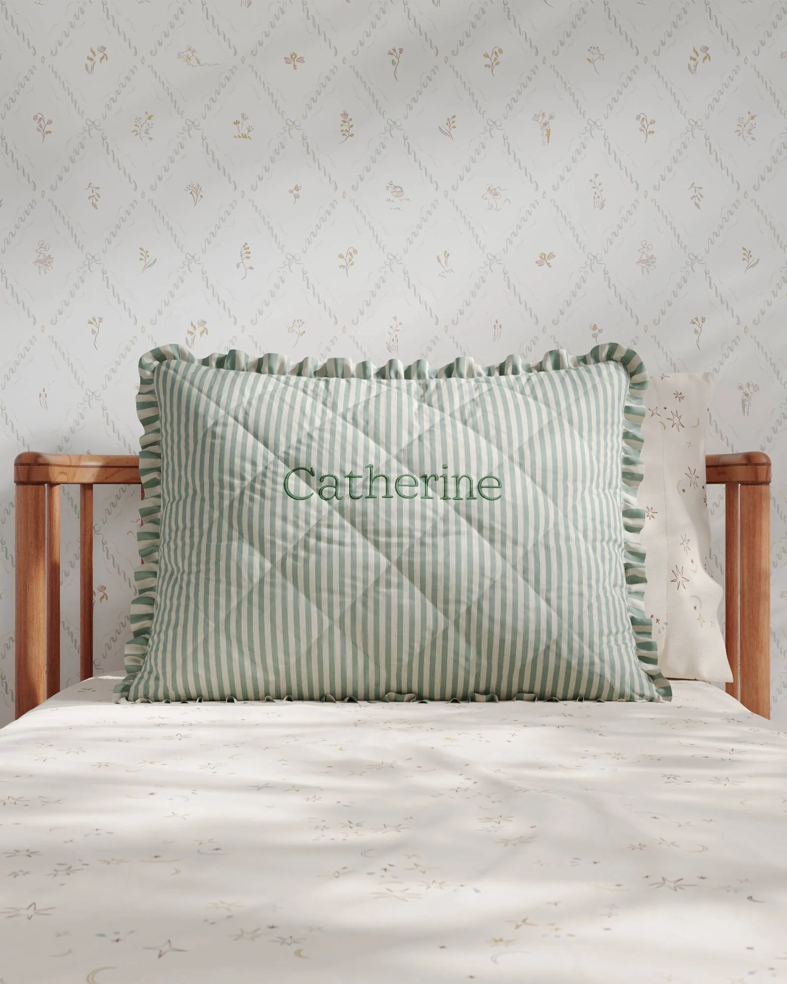 Ruffled Striped Twin Sham - Image 13