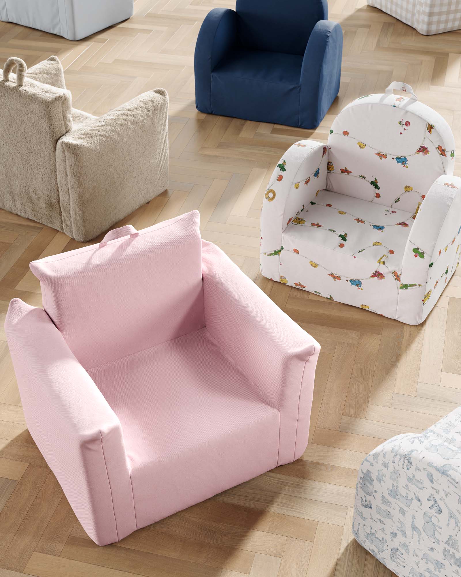 The Hop Mini Chair in Twill - Image 45