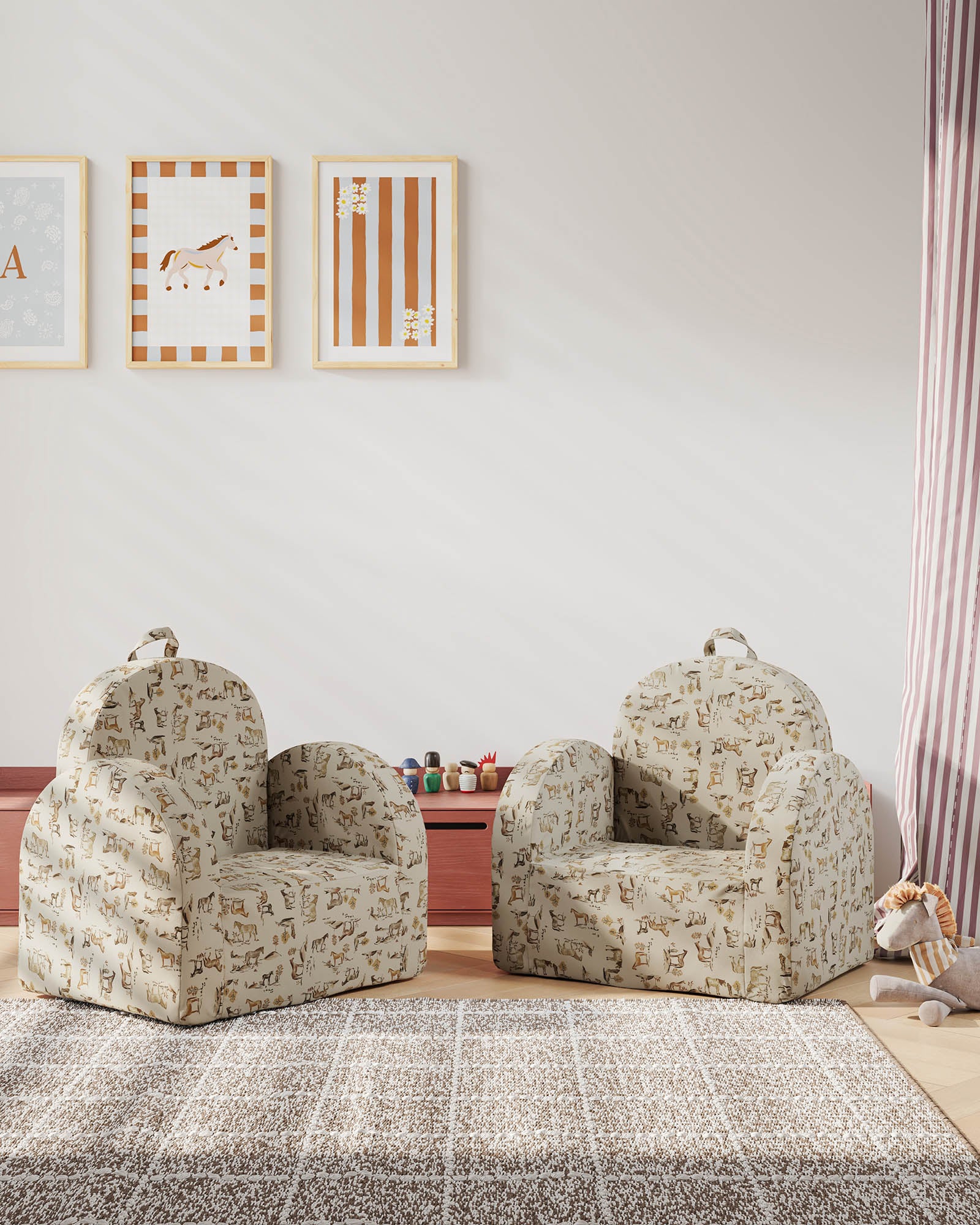 The Hop Mini Chair in Twill - Image 75
