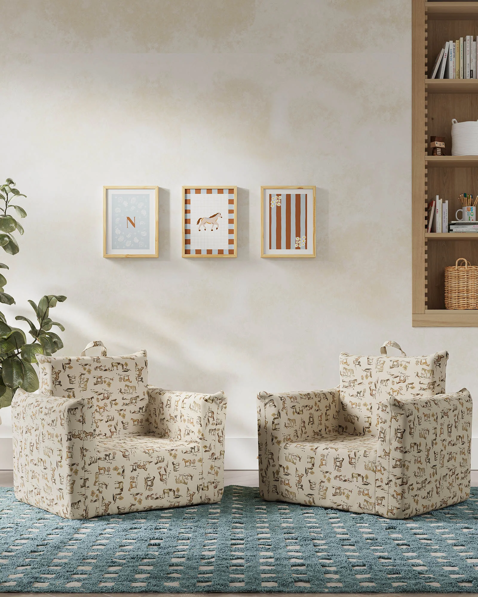 The Hug Mini Chair in Twill - Image 68