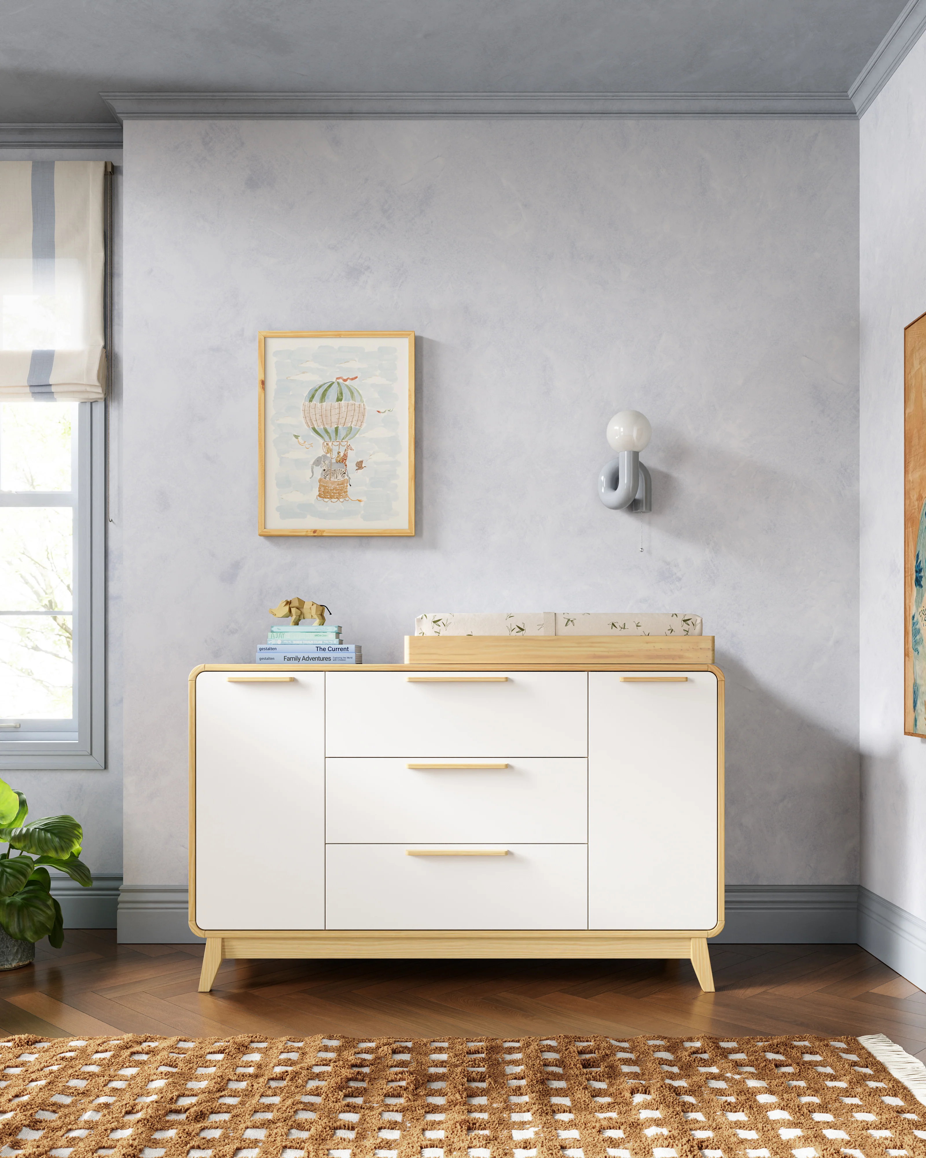 The Wave Assembled Changing Table Dresser - Image 5