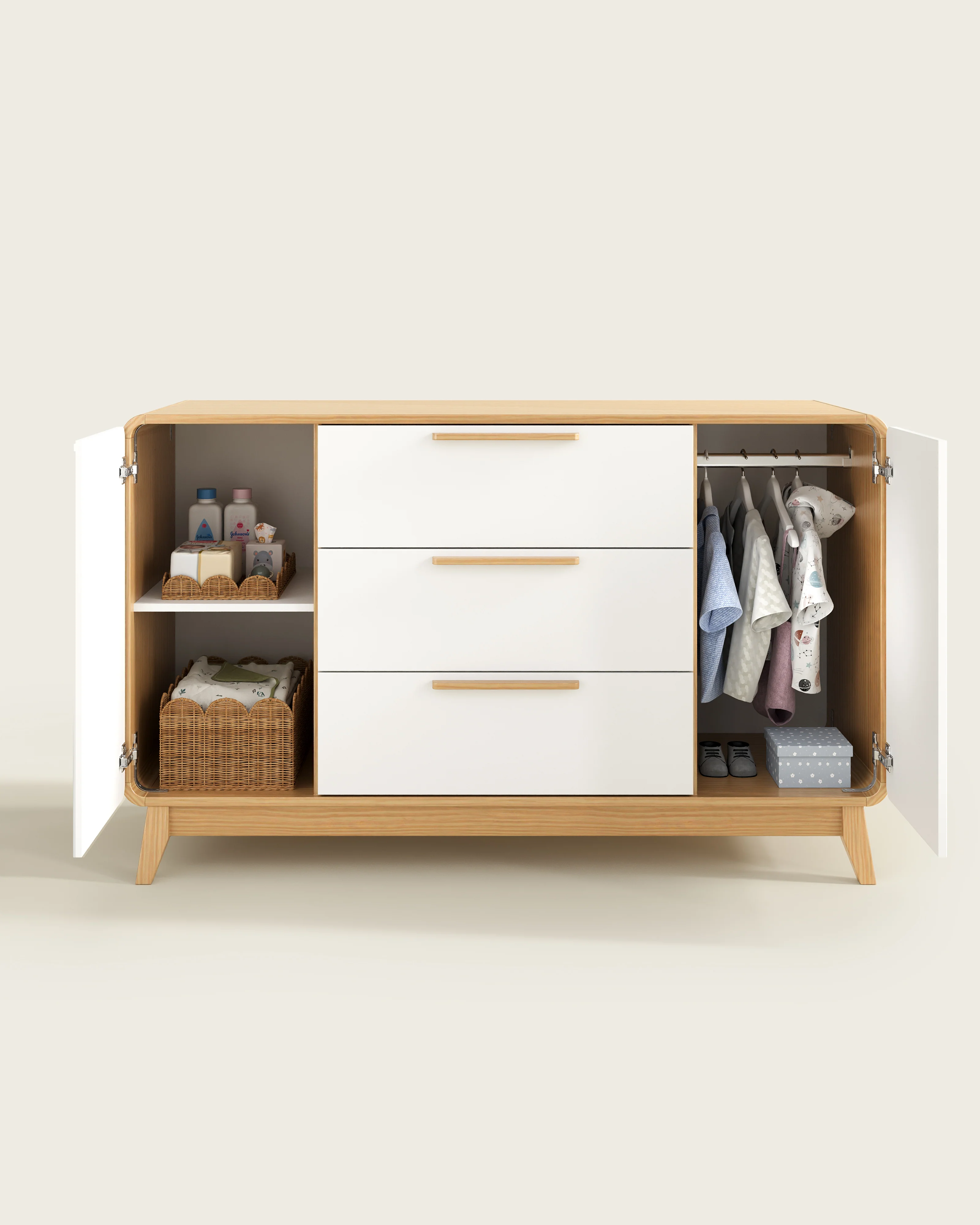 The Wave Assembled Changing Table Dresser - Image 6